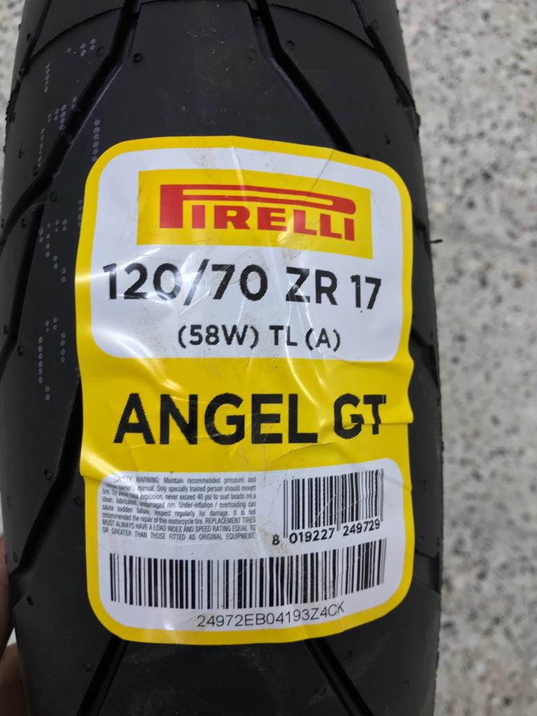 Pirelli -  Sportbike Tire - Pirelli 120/70ZR17 ANGEL GT